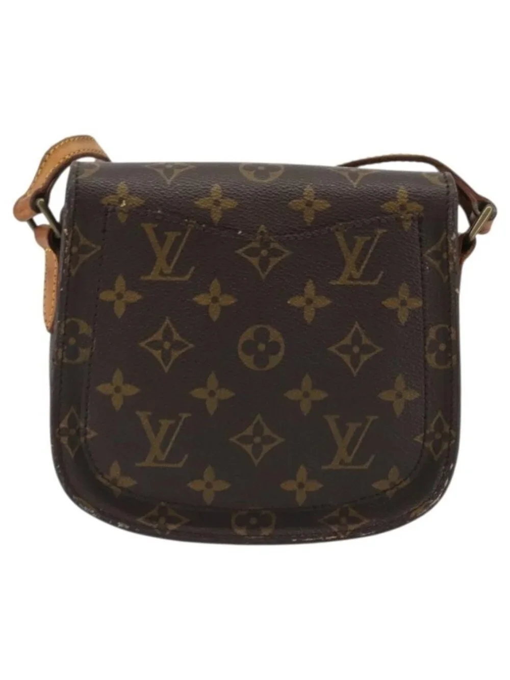 Authentic LOUIS VUITTON Monogram Saint Cloud PM Shoulder Bag M51244 LV